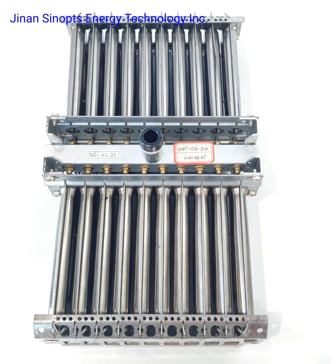 Natural Gas Double 10 Rows Gas Boiler Burners for Gas Furnaces, Boilers and Water Heaters