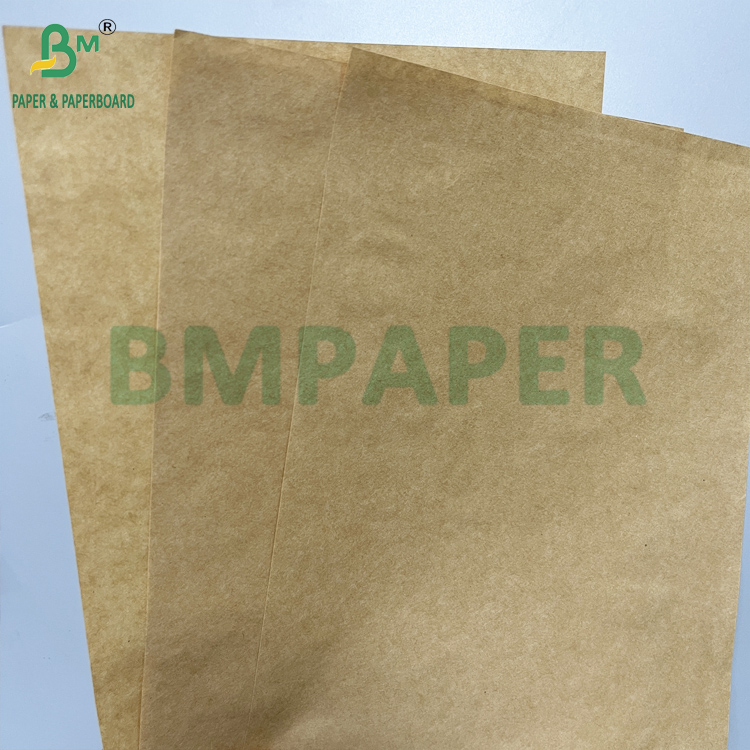 70 80 GSM Unbleached Brown Kraft High Strength Paper Roll 50kgs Loading