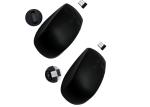 Stylish Sleek Wireless Laser Mouse Industrial / Medical Grade Silicone Material