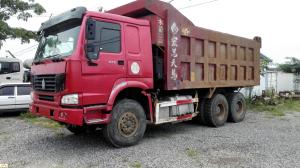 Wholesale Power Steering Second Hand 10 Wheeler Truck , Sinotruck Howo Tipper Truck from china suppliers
