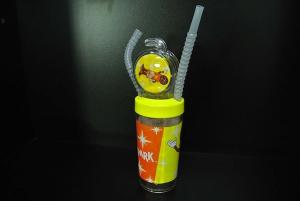 Wholesale Yellow Cartoon Water Bottle , Windmill Style Kids Water Bottles With Fun from china suppliers