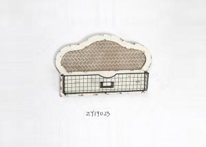 Wholesale Country Iron Wire Metal Handcrafted Wooden Crate Basket from china suppliers