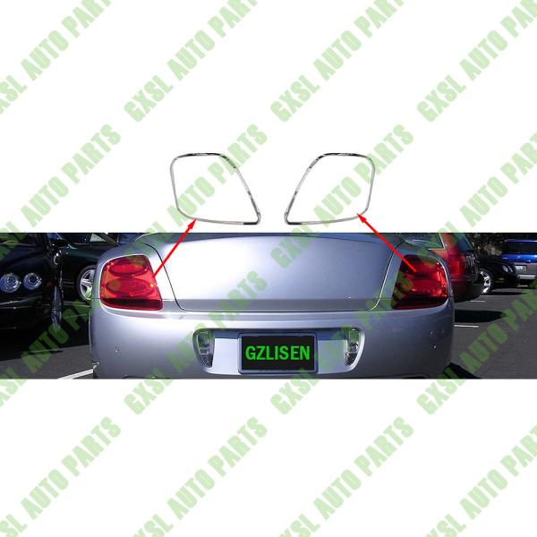 For Bentley Continental GT 2004-2011 Left Right Taillight Electroplating Ring