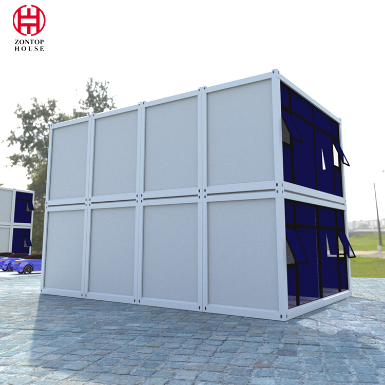 Zontop Quick Concrete Hurricane Proof Small Ready Modern Modular Two Story Resort Cheap Homes Container Prefab Houses