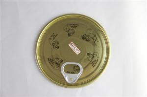 Wholesale 99 mm golden Tin Can Easy Open Lid EOE food grade material from china suppliers