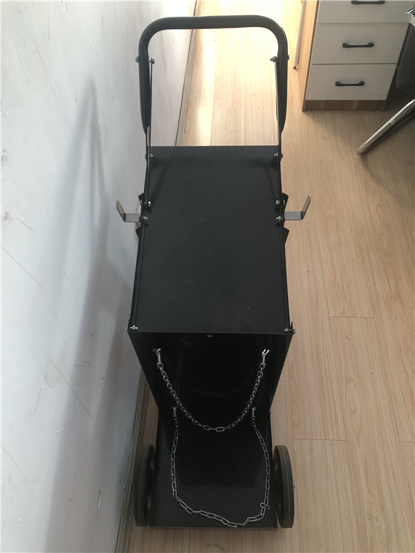 Black Iron 3 Tiers Mig Welder Cart Rolling Welding Cart With Drawers Tank Storage
