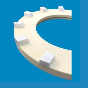 Wholesale High Purity Hardness 99% Alumina Ceramics Parts Customizable Specs White Or Yellow from china suppliers