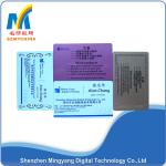 0.22 Mm Thick Metallic Print Business Cards , White Personal Training Business