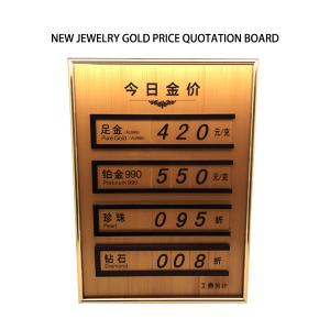 Wholesale Mental Stand Square Changeable Letter Signs 20*18*10cm from china suppliers