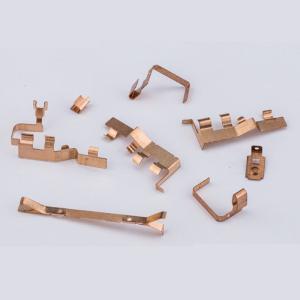 Wholesale Switch Electrical Brass Components Metal Copper Stamping Parts For Silver Contact Rivet from china suppliers