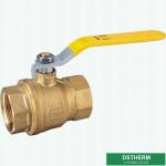 Gas Ball Valve With Double Female Union Threaded Forged High Pressure Brass Ball