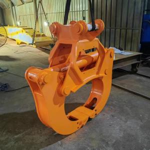 Wholesale Excavator Hydraulic Log Grapple Wood Grab 4-30 Ton For Doosan 150 from china suppliers