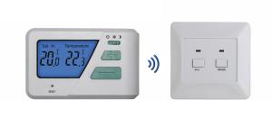 Wholesale Digital Heating Thermostat / Digital Wireless Room Thermostat Battery Operated from china suppliers