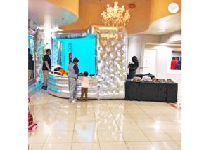 Wholesale 7m Length White Inflatable Booth For Hotel / Company Receiption coated oxford material from china suppliers