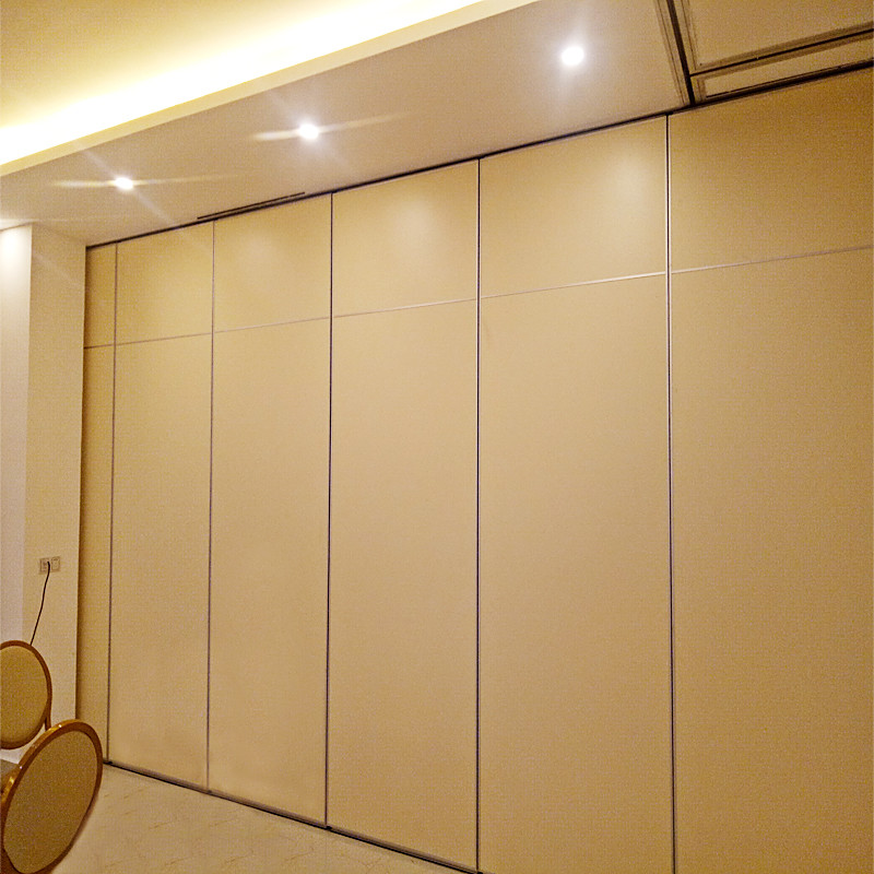 Melamine Board Movable Partition Walls , Conference Room Folding Sliding Partition Doors