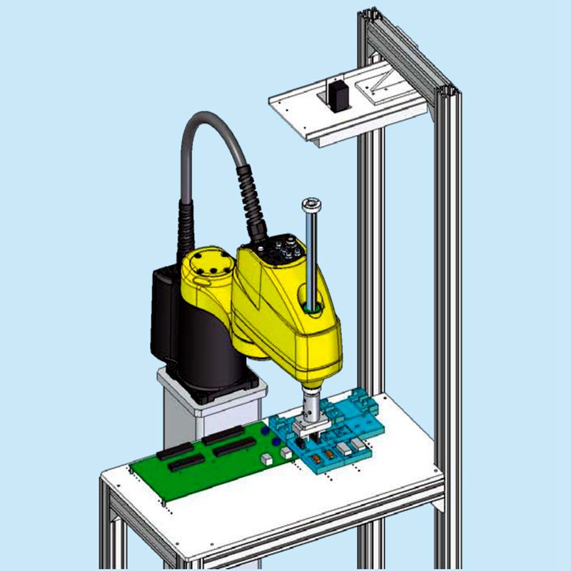 4 Aixs Fanuc Robot Arm Assembly 6kg Payload 650mm Reach Mini Size SR - 6iA