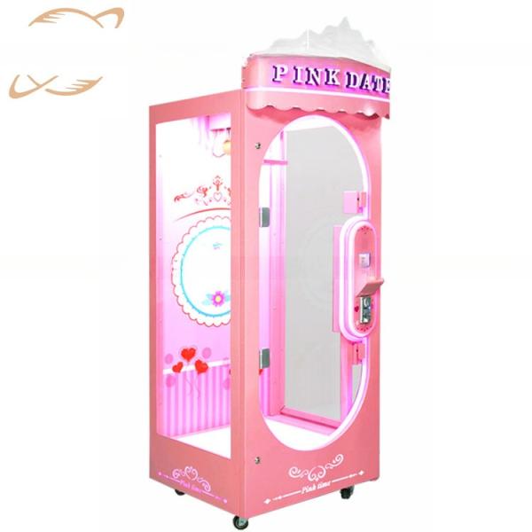 Dreamland Coin Operated Cut Your Prize Claw Gift Game Machine Arcade pink date