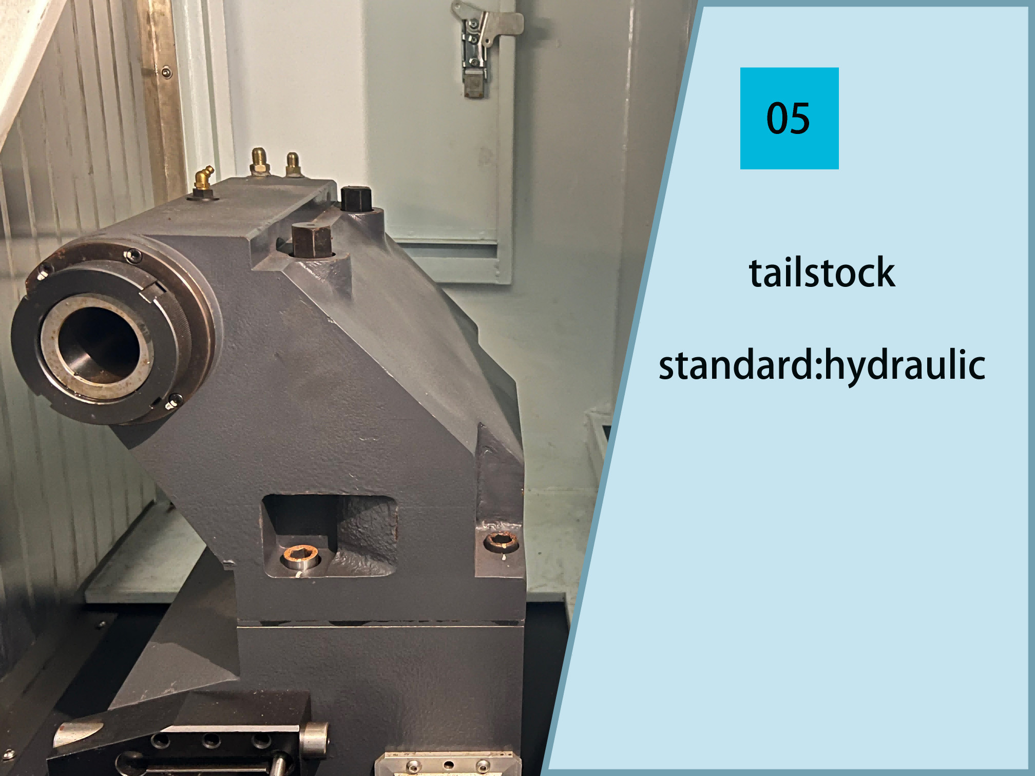 3.6T 5052Y CNC Lathe With 500mm Machining Length ±50mm Y Axis Travel