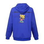 Blue Color Hip Hop Fashion Hoodies Flat Knitted Technics Single Gross Weight 0.4