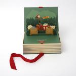Debossing Christmas Magnetic Closure Gift Box Cosmetic Packaging