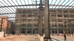Painting Logistics Building Low Carbon Structural Steel Warehouse With Single