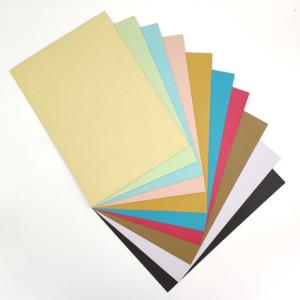 Wholesale A4 Binding Cover Colored Embossed Leather Texture Paper from china suppliers