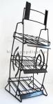 Cosmetic Store Retail Gondola Shelving Nail Polish Display Shelf 3 - Tier