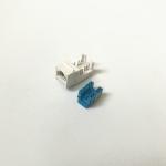 Color Customized RJ45 Shielded Jack , UTP 90 Degree Cat6 Toolless Keystone Jack