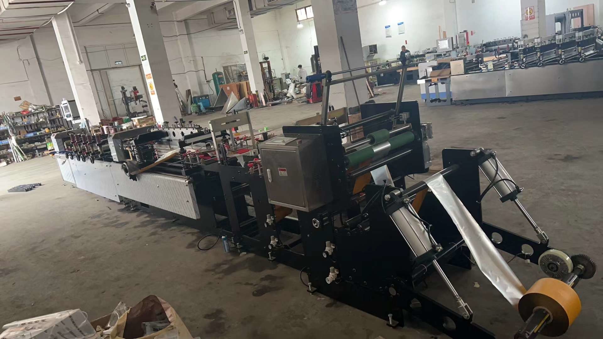 250 Bags/Min Center Sealing Pouch Making Machine For Pharmaceutical