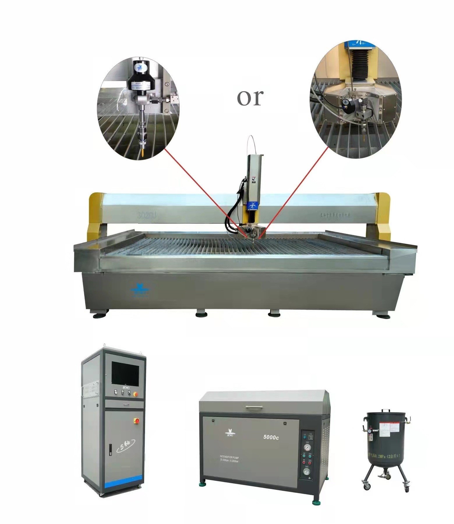CNC Water Jet Machine For Stone Cutting