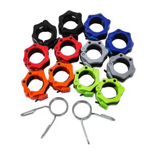Wholesale Wholesale Plastic Olympic Barbell Clamp Collars For Gym Fitness Bar Buckle Lock Clamp from china suppliers
