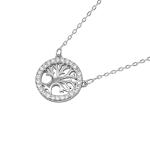 Long New Jewellery Design Cubic Zirconia Wedding Necklace Mirror Polished