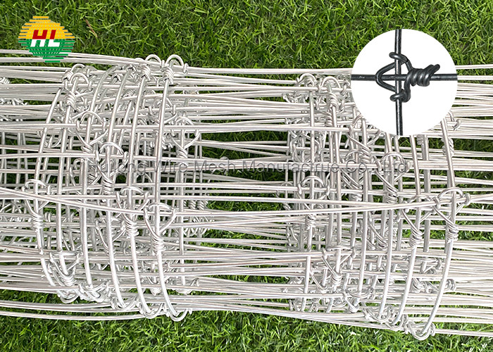 2.4m*50m Hinge Joint Wire Mesh Livestock Fencing With High Tensile Strength