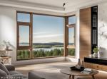 Modern Soundproof Casement Windows Aluminium Powder Coating Windows AAMA