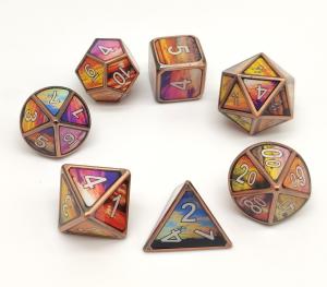 Wholesale Antiwear Nontoxic Metal Dice RPG Exquisite Carving For Collection from china suppliers
