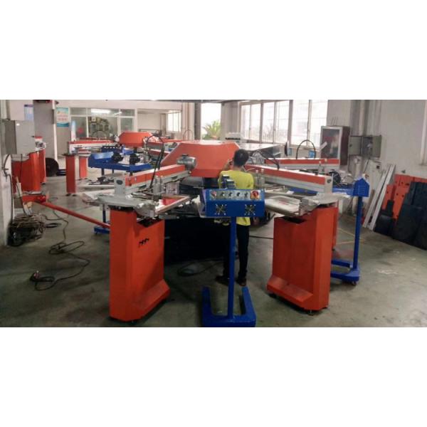 Fully Automatic T Shirt Screen Printing Machine Manual 6 Color 12 Station