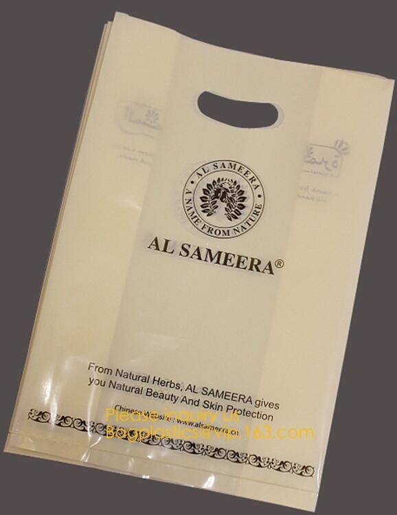 CLEAR FROSTED SOFT LOOP SHOPPER BAG,Soft Loop Handle Plastic Bag OEM Plastic Bagbiodegradable retail shopping bags pack