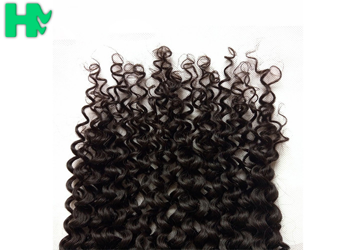 100% Human Virgin Hair 13*4 Closure Deep Curly With Baby Hair 8-24 inch
