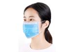 Standard Adult Size Antibacterial Face Mask 3 Ply Plain Model High Filtration