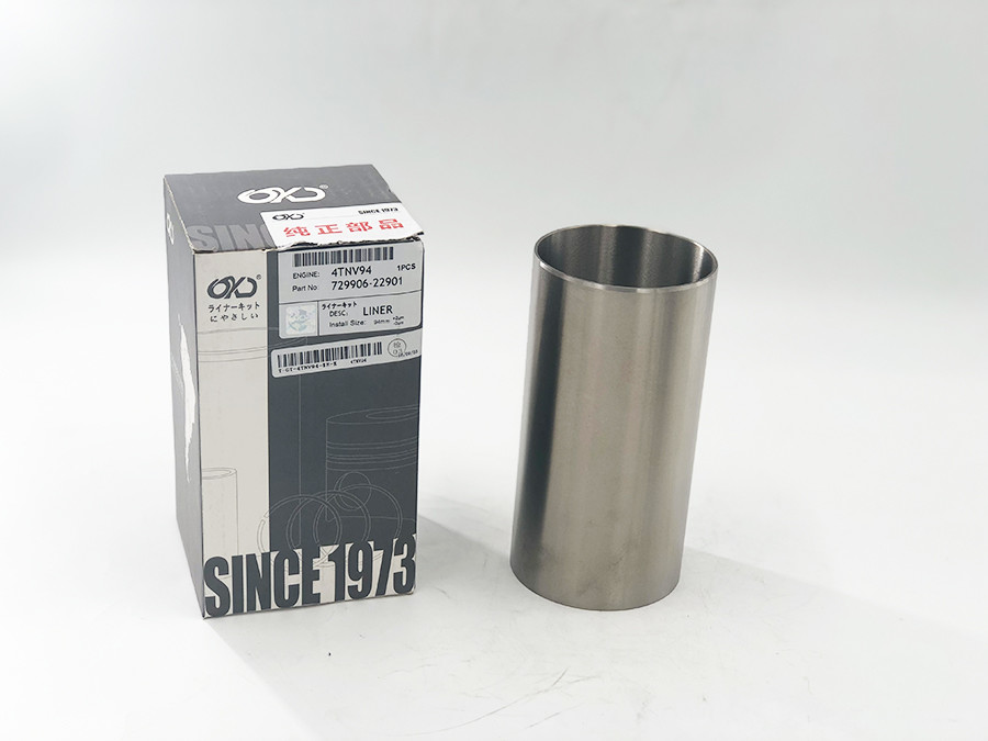 4TNV94 Yanmar Engine Parts Cylinder Liner , Antirust Custom Cylinder Sleeves
