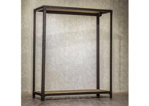 Wholesale Metal Wall Mounted Display Shelves , Practical Wall Mounted Clothes Rack For Retail Store from china suppliers