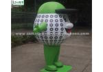 Cute Advertising Inflatables , Inflatable Golf Ball Moving Cartoon