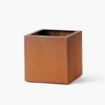 Outdoor Resistant Square Rusty Corten Steel Planter Boxes For Garden