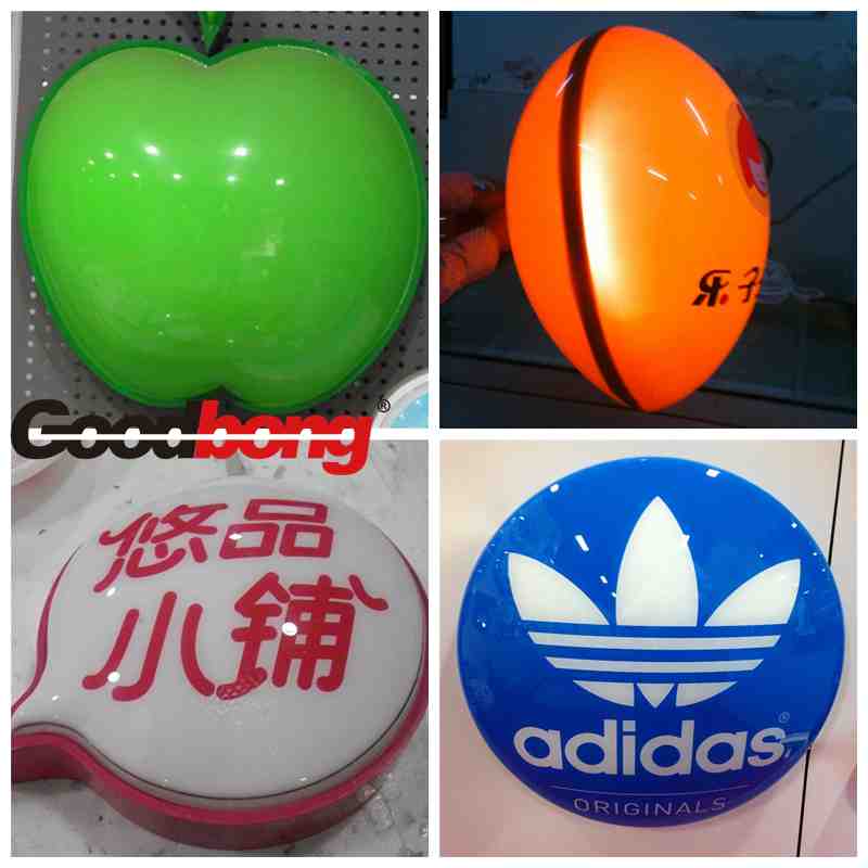 Outdoor Vacuum Forming LED Silk Screen Logo Sign