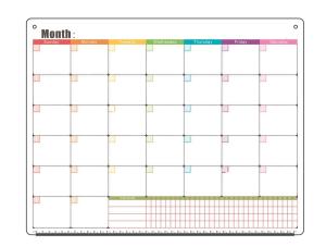 Wholesale Extra Thick Monthly Magnetic Fridge Calendar Dry Erase Target OEM from china suppliers
