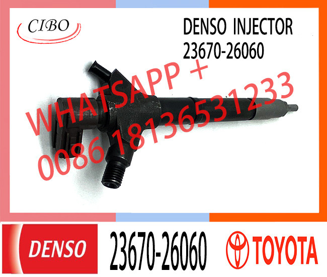 High Quality Diesel Fuel Injector 23670-26060 For TOYOTA AVENSIS RAV4 2AD-FTV