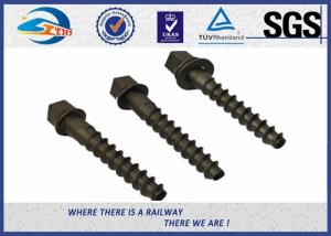 Wholesale Oxide Black 8.8 Grade Railway Sleeper Screws DIN Standard High Hardness from china suppliers
