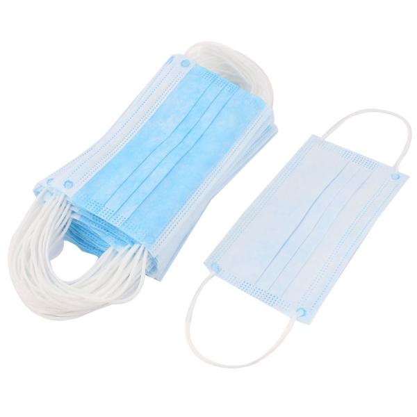 Anti Viral Disposable Earloop Face Mask 17.5*9.5cm Excellent Bacterial