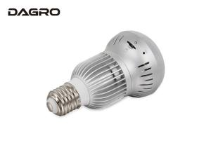 China Wide View Angle Wifi Light Bulb Camera Indoor 1.3MP / 3MP 360eyes Surveillance on sale