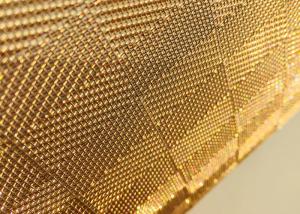 Wholesale 8ft Gold Glass Laminated Wire Mesh Antiwear For Furniture And Stairs from china suppliers
